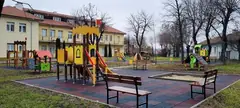 Детска площадка пред детска градина в София